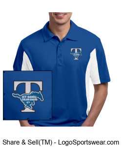 BOARD MEMBER Men's Booster Club Team Embroidered Polo (Not for students) Design Zoom